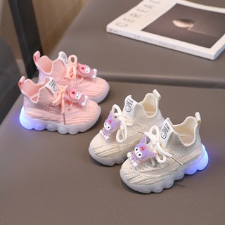 Giày len Koromi cổ cao  cho bé gái đế êm chân , chống trơn chống trượt   cho bé từ 1 đến 3 tuôi Thế giới đồ của Bé