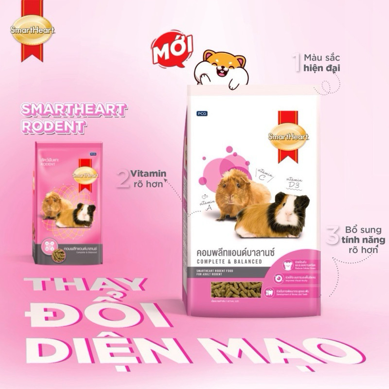 Thức ăn cho chuột Hamster & bọ ú ( chuột lang)
