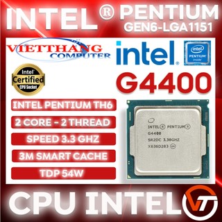 Bộ xử lý cpu pentium g4400 3.3 ghz socket 1151