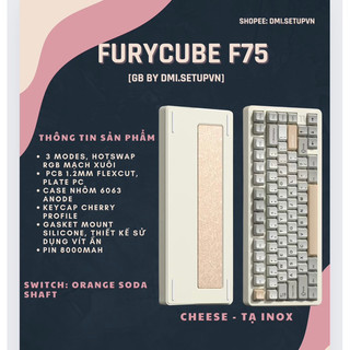 Bàn phím cơ FurycubeF75