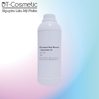 1kg polysorbate 20 - chất nhũ hóa hương liệu, tinh dầu - nguyên liệu mỹ phẩm