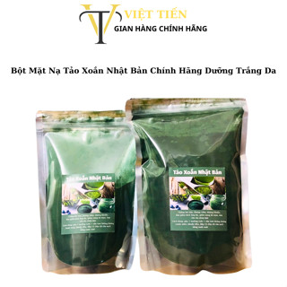 Mặt Nạ Tảo Xoắn Nhật Bản | Bột Đắp Mặt Trắng Da, Se Khít Lỗ Chân Lông Và Dùng Cấy Trắng Nano Cho Da Hàng Chính Hãng