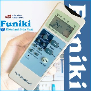 Điều Khiển Điều Hòa FUNIKI AKT-FK3 mẫu 4 nút FAN loại đẹp