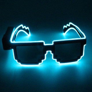 Kính Đèn led Phát Sáng Trong Bóng Tối, kính mát có đèn led phát sáng cho tiệc tiệc tùng halloween, sinh nhật