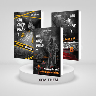 Sách - Ghi chép pháp y (Khổ nhỏ) - Trọn bộ chọn lọc