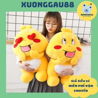 Đồ Chơi Gấu bông Qoobee ong vàng gối ôm thú nhồi bông nhiều cảm xúc chất liệu mềm mịn vải miniso