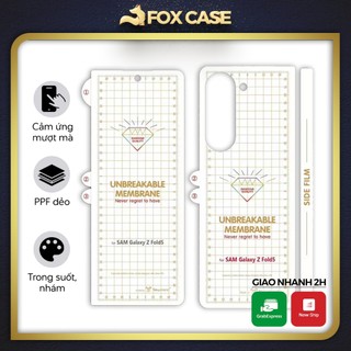 Miếng dán PPF Z Fold 6, Z Fold 5, Z Fold 4, Z Fold 3 dán màn hình, bản lề, mặt lưng, viền trong và nhám - Fox Case