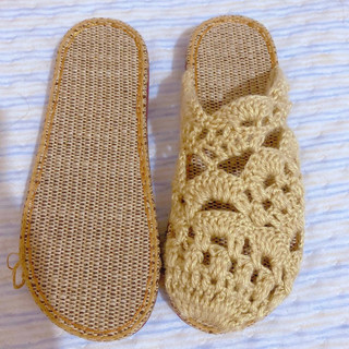 Đế dép handmade đế dép móc len