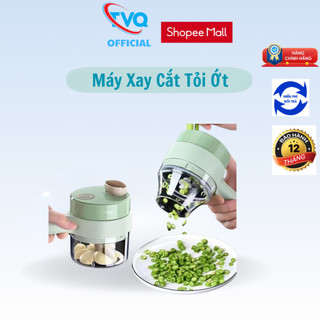 Máy Xay Cắt Thực Phẩm Đa Năng, Máy Cắt Tỏi Ớt Rau Củ Cầm Tay Cao Cấp tiện lợi dễ sử dụng cho nhà bếp