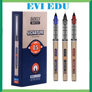  Hộp 12 cây bút lông kim mực gel nước Baoke BK111   Bút Signature BK111 ngòi 0.5mm 