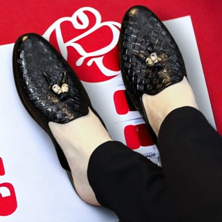  Giầy da nam hở gót trẻ trung da mềm thoáng khí giày sục mùa hè giá rẻ dễ xỏ chân đế cao su chống trơn trượt RUNO G2 