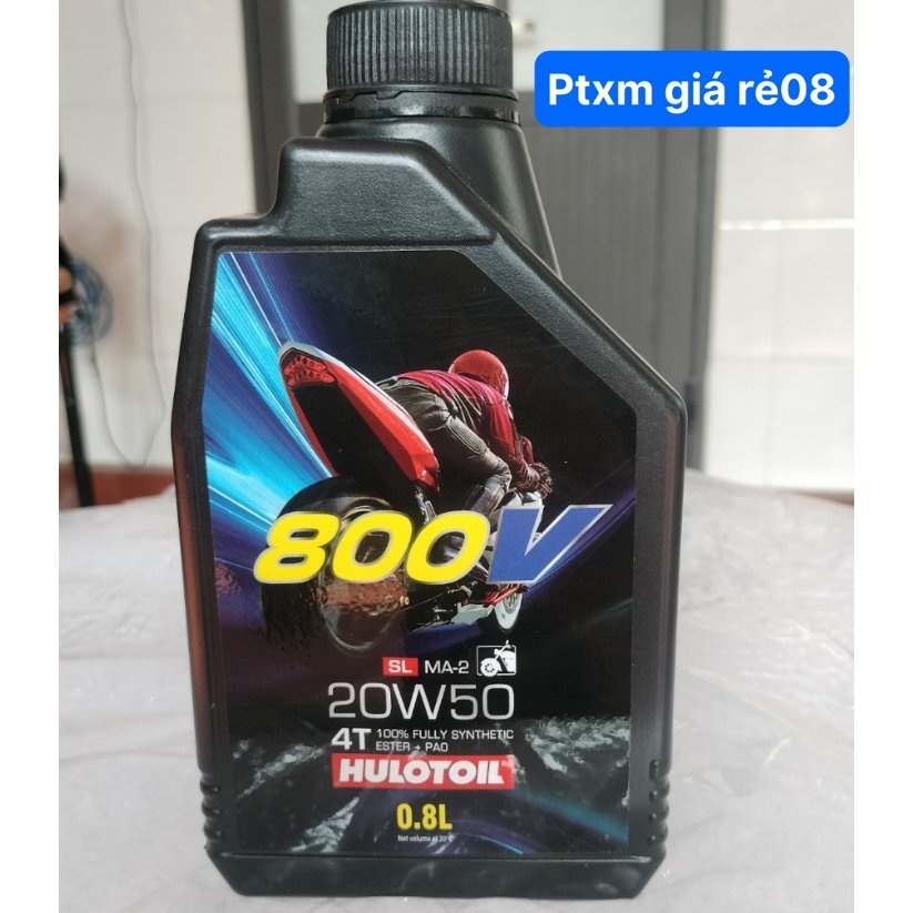 Dầu Nhớt Xe Máy HULOTOIL 800v 0,8l Dùng Cho Xe Số - Xe Tay Ga Hàng Chất Lượng Cao