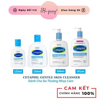 Sữa rửa mặt Cetaphil Gentle Skin Cleanser Al Skin Types dịu nhẹ cho mọi loại da 125ML - 250ML - 500ML - 591ML
