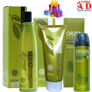DẦU GỘI XẢ CHỐNG RỤNG, SẠCH GÀU, KÍCH THÍCH MỌC TÓC ORZEN OBSIDIAN HÀN QUỐC