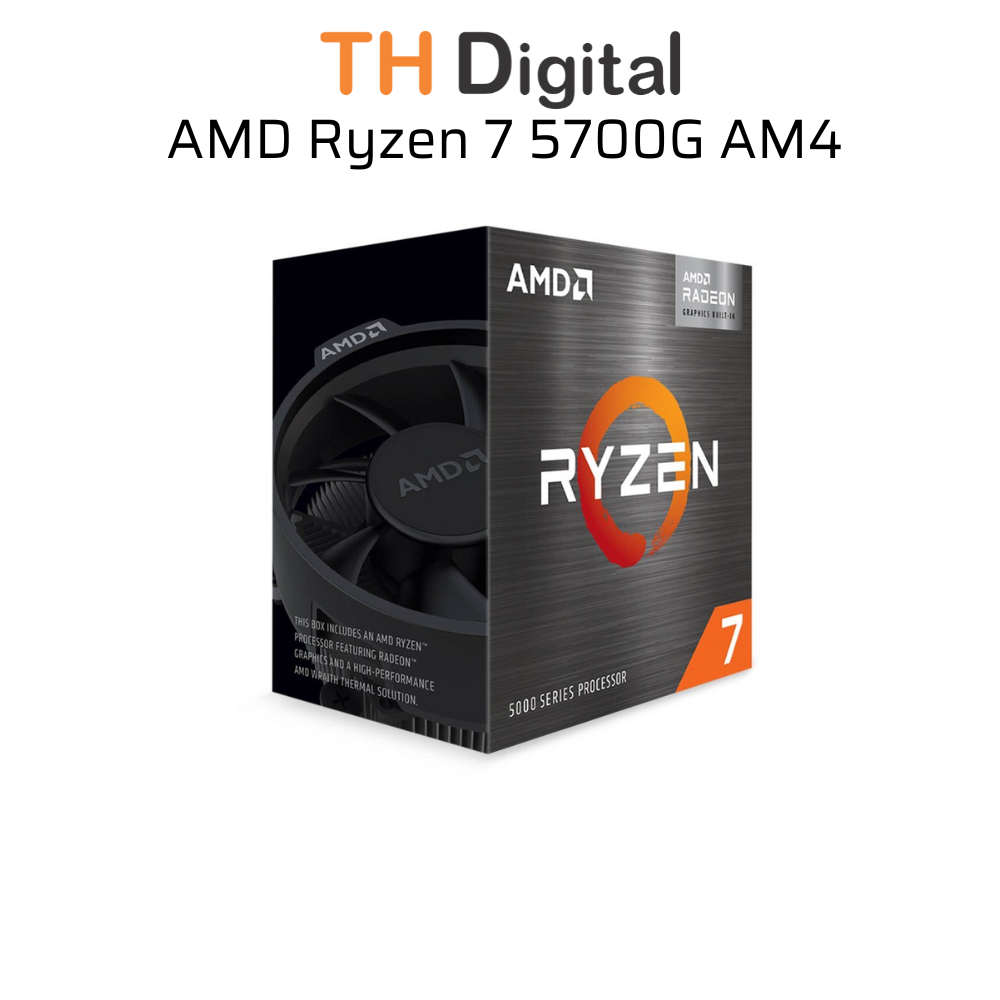 CPU Ryzen 7 5700G / 3.8 GHz Boost 4.6 GHz / 8 Core 16 Thread /20MB/ AM4 Hàng chính hãng