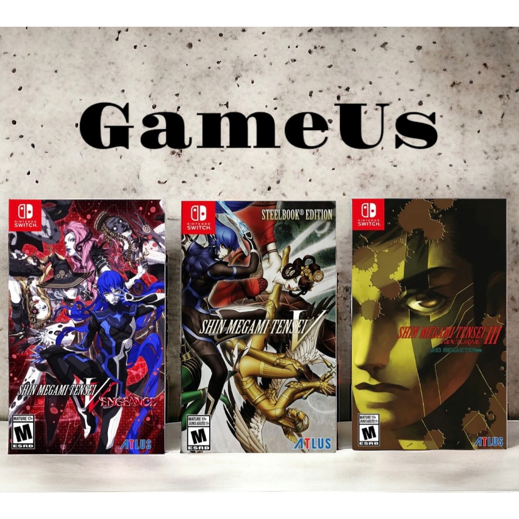 Game Nintendo Switch : Shin Megami Tensei V SteelBook Launch Edition Hệ US
