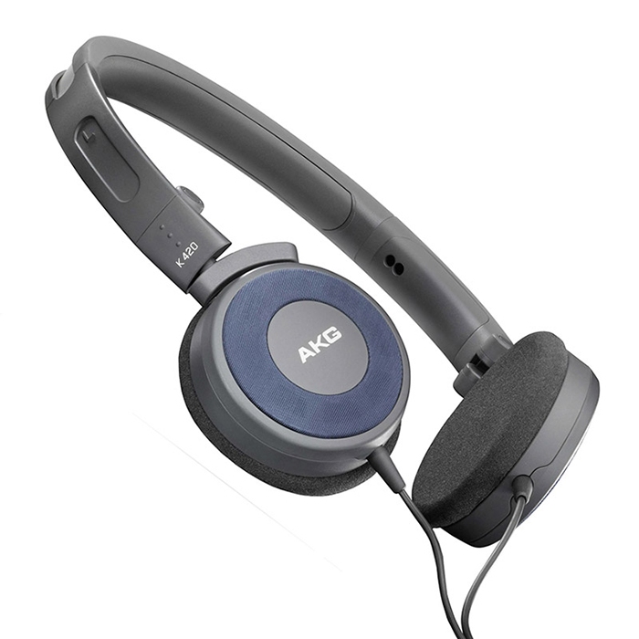 AKG K420 Denim, chính hãng, tai nghe chụp tai nhỏ gọn, gập lại được. Âm thanh chi tiết, ấm áp và ngọ
