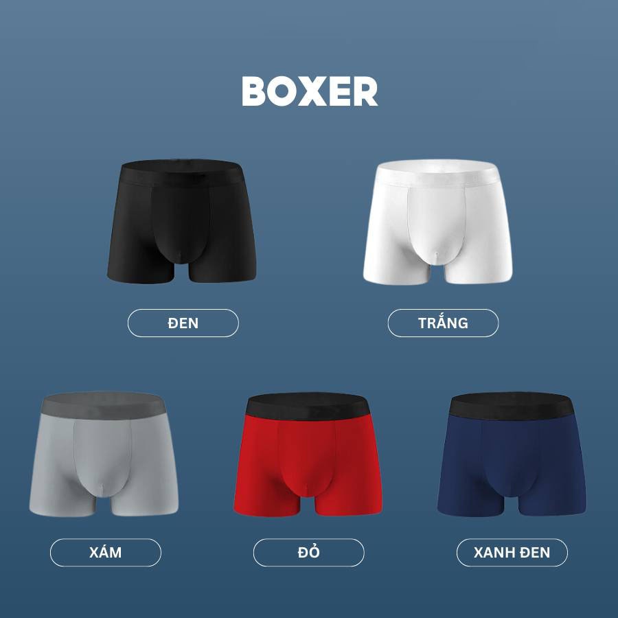 Quần lót nam boxer thun lạnh cao cấp, Quần sịp nam boxer cao cấp | BOXER