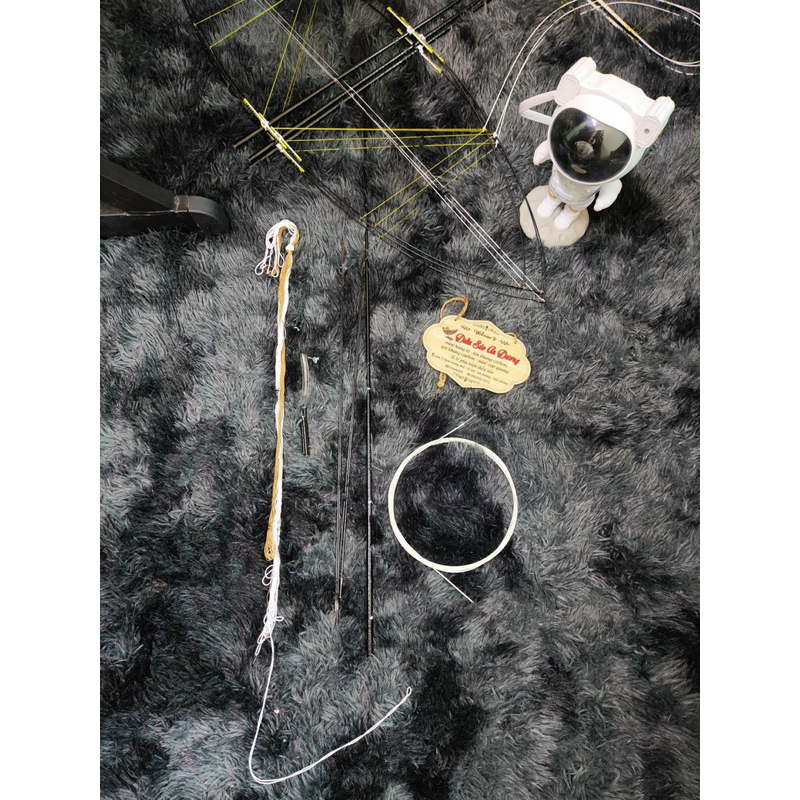 Combo lên diều đại trà 90cm bằng ngọn cần câu ( tự hoàn thiện )