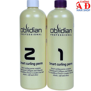 Thuốc uốn thông minh công nghệ 3D Obsidian Smart curling perm cao cấp Hàn Quốc 500ml