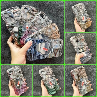 Case ốp lưng Vivo Y03 dẻo bóng viền lượn sóng có gương soi bóng đẹp sang trọng bảo vệ camera