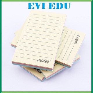 Giấy nhớ màu có dòng kẻ baoke tz6000 / tz6001 / tz6002 / tz6003 - giấy note ghi chú dòng kẻ