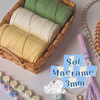 Sợi Thừng Cotton Macrame 3mm