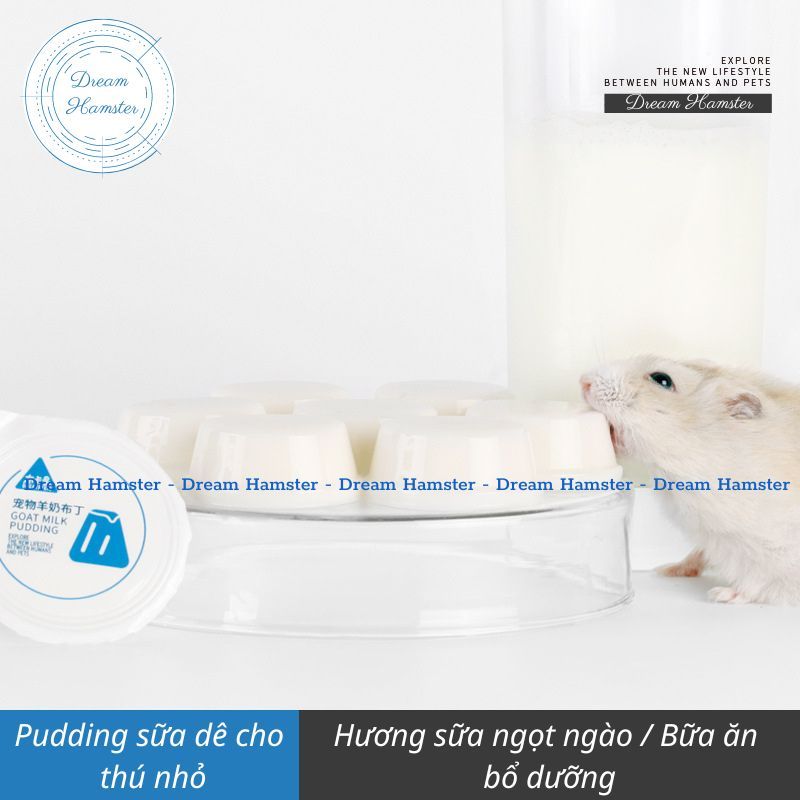 Pudding sữa dê Bucatstate cho hamster, thỏ, bọ, nhím, chinchillas...
