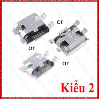 (2 cái) Đầu Micro USB 5 chân hàn mạch