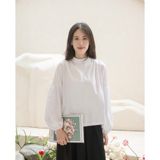 Áo sơ mi thắt nơ cổ bèo - Lily