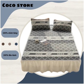 Chiếu Điều Hòa Cao Su Non PLSHARK Cao Cấp Tặng Kèm 2 Vỏ Gối Cùng Loại HÀNG CHÍNH HÃNG