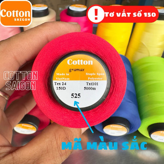 Tơ vắt sổ 150 cuộn nhỏ 5000m
