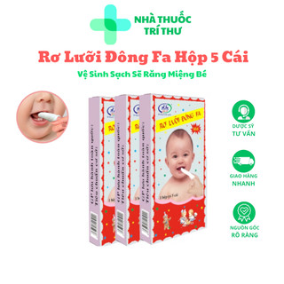 Gạc rơ lưỡi - tưa lưỡi đông pha 3 con nai cho bé
