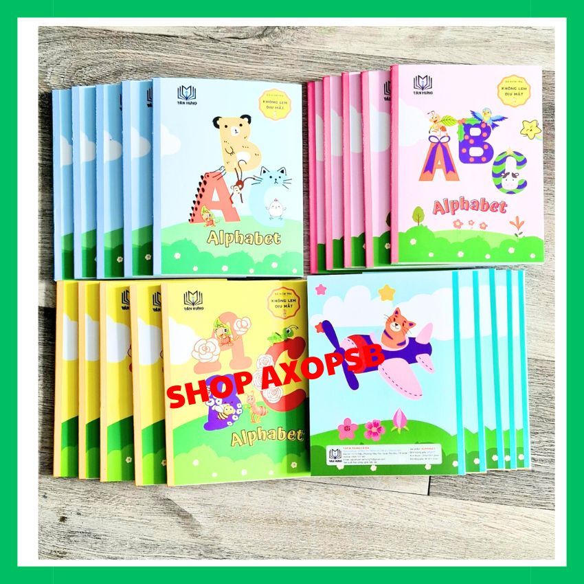 1 cuốn Tập Vở Học Sinh ABC 200 Trang Tân Hưng, Định Lượng 80gsm, Vở 4 Ô Ly.