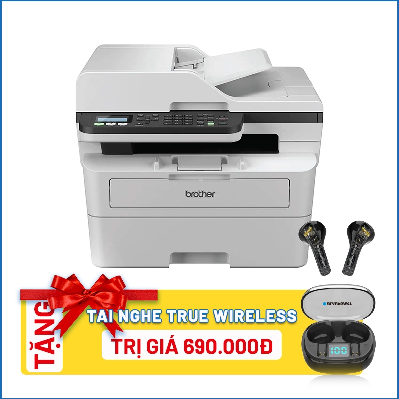 Máy In Laser Brother MFC-B7810DW (In 2 Mặt, Quét, Copy, Fax, USB, LAN, Wifi, ADF)