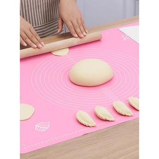 Tấm Lót Nhào Bột Silicon,Thảm lót nướng, nhào bột, cán bột bằng silicone kích cỡ 50x40cm-MCKES
