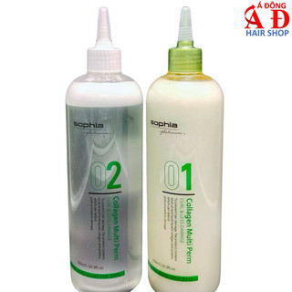 Thuốc uốn tóc sophia collagen đa năng dạng gel hàn quốc 500ml