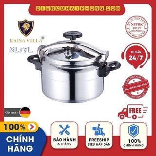 Nồi áp suất Kaisa villa 5L 7L nấu bếp từ , bếp gas
