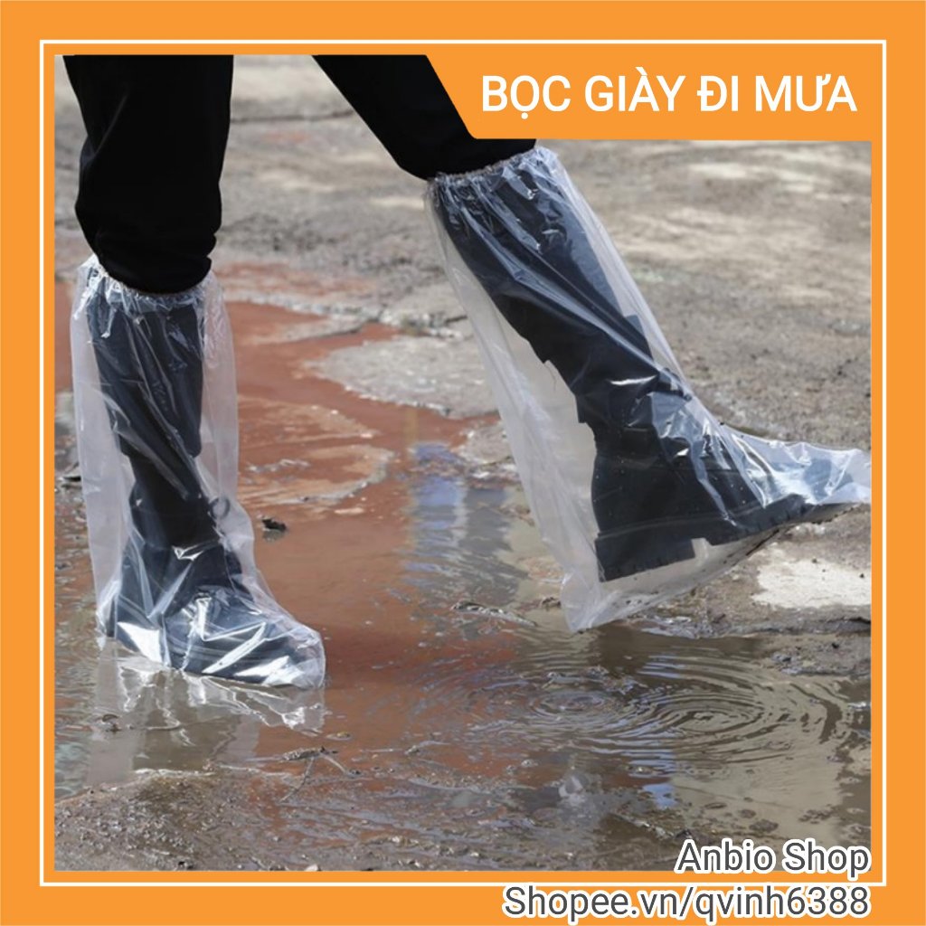 Combo 5-10 đôi bọc giày đi mưa 50x39cm loại tốt nặng 20gram