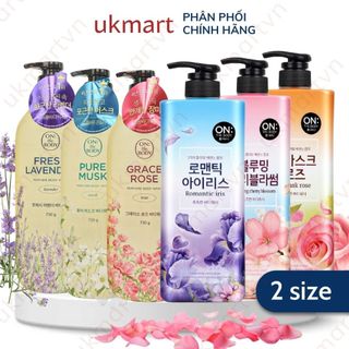 Sữa tắm nước hoa on the body perfume 730g - 900g hàn quốc on: the body perfume body wash fresh