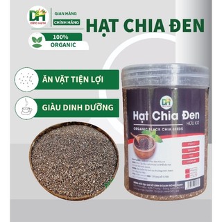 Hũ 500g hạt chia đen nhập khẩu úc siêu tiện lợi