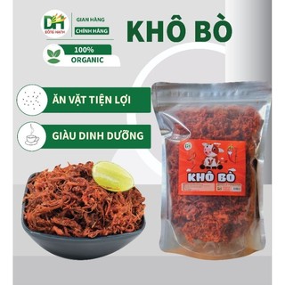Túi 500g thịt bò khô xé sợi( loại xịn sợi k bị quá vụn)