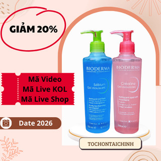 Sữa rửa mặt dạng gel Sebium Gel Moussant - Sensibio Gel Moussant 200ml Pháp