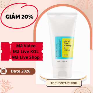 HÀNG NHẬP KHẨU Sữa rửa mặt COSRX Low pH Good Morning Gel Cleanser