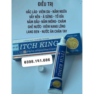 Kem bôi da ITCH KING ( Hàng nhập khẩu Mỹ) 3 tuýp
