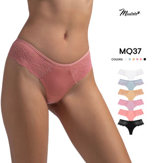 Quần Lót Nữ Mustoto Lọt Khe Thong Phối Ren Lưng Thấp Gợi Cảm Thoáng Mát (MQ37)