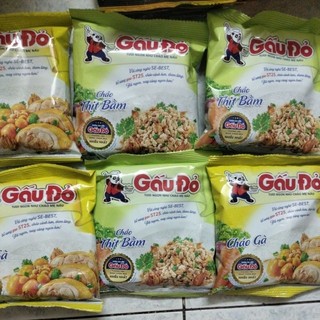 Cháo gấu đỏ vị thịt bằm,vị gà gói 50g