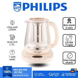 Ấm pha trà ấm siêu tốc đa năng dung tích Philips 2.0L Đa Năng Tiện Lợi nước nóng điện đa năng ấm trà gia dụng