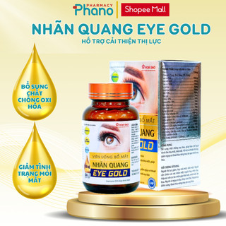 Viên Uống Bổ Mắt EYE GOLD Tăng Cường Thị Lực Mắt Chống Mỏi Mắt Cho Người Già Và Trẻ Em