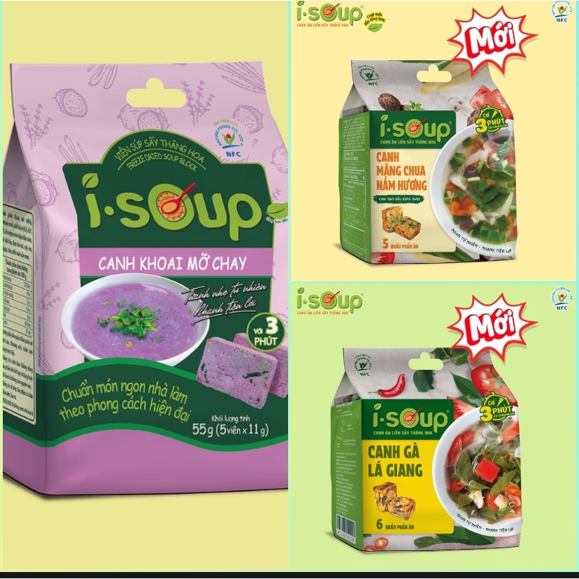 COMBO 3 VỊ CANH ăn liền 3 phút Khách chọn phân loại